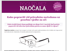 Tablet Screenshot of pogledbeznaocala.com